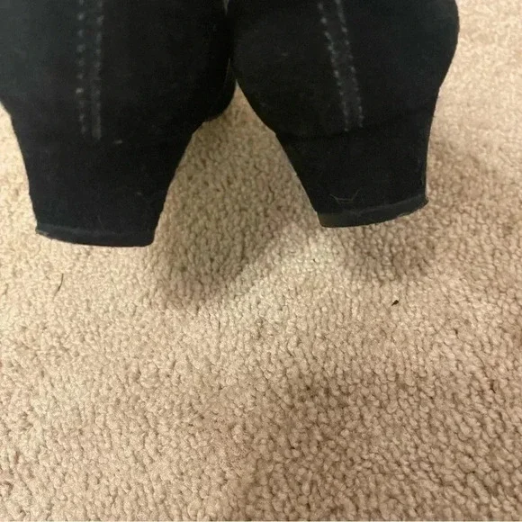 TROTTER  Women’s Mary Jane Pump Slip On Shoes Size 8 1/2 Narrow Black Crepe - Picture 6 of 12